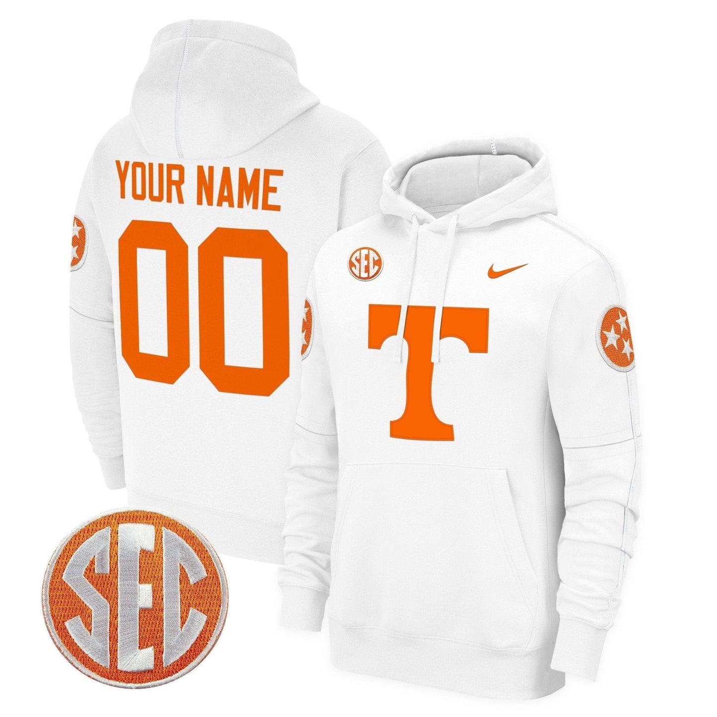 Tennessee Volunteers 2024 Fleece Custom Pullover Hoodie
