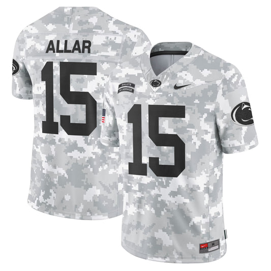 Penn State Nittany Lions 2024 Salute to Service Vapor Limited Jersey - Arctic Camo - All Stitched