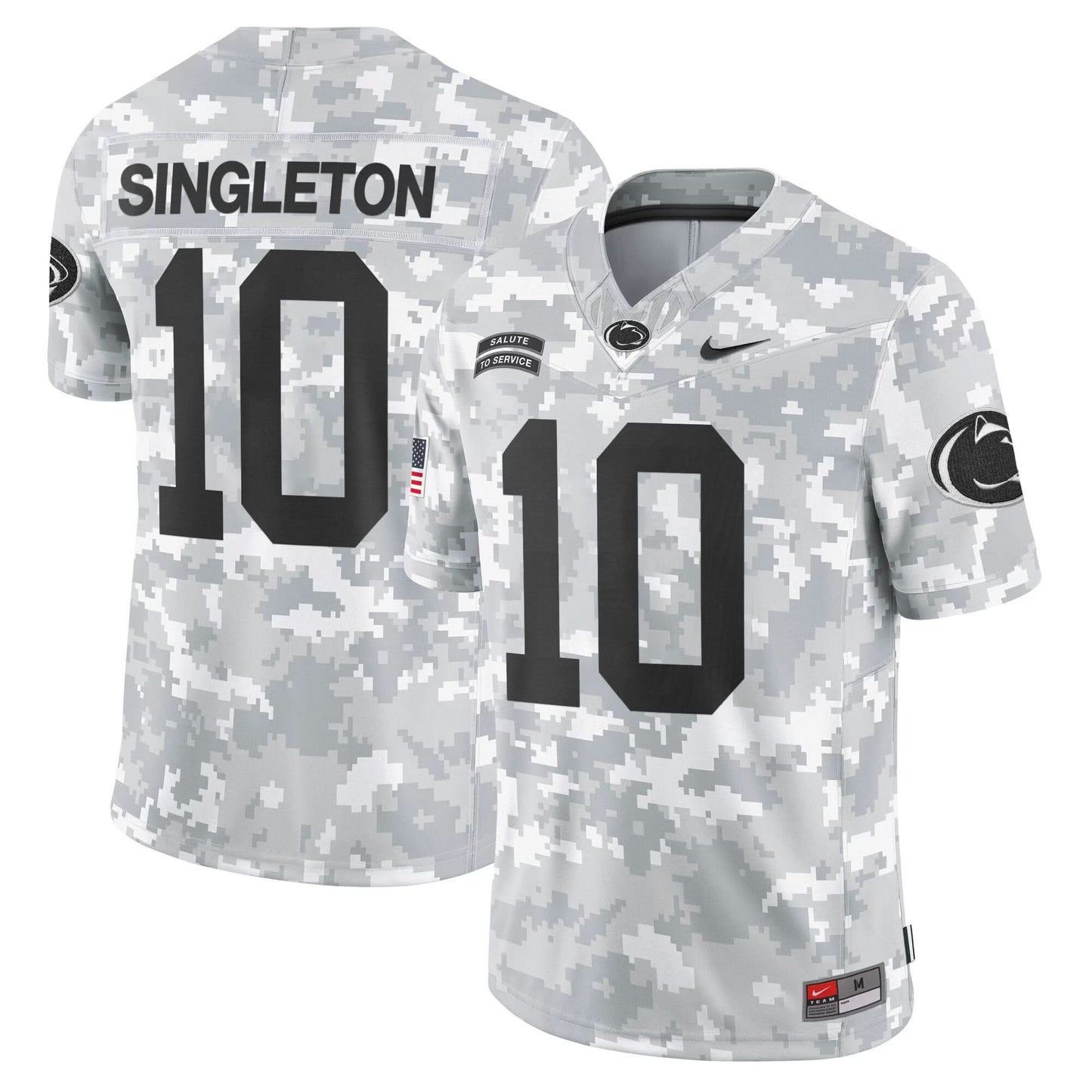 Penn State Nittany Lions 2024 Salute to Service Vapor Limited Jersey - Arctic Camo - All Stitched