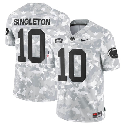 Penn State Nittany Lions 2024 Salute to Service Vapor Limited Jersey - Arctic Camo - All Stitched
