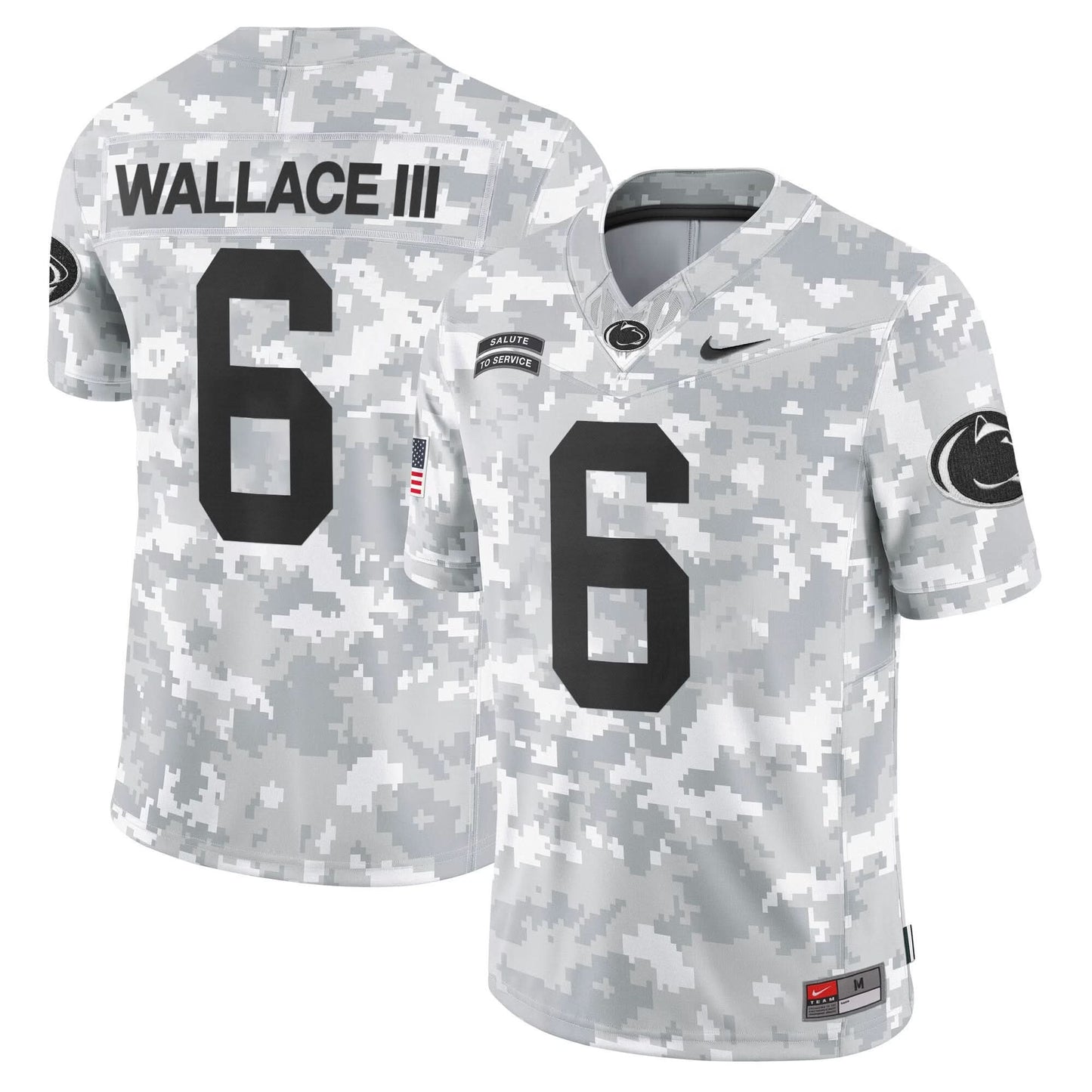 Penn State Nittany Lions 2024 Salute to Service Vapor Limited Jersey - Arctic Camo - All Stitched