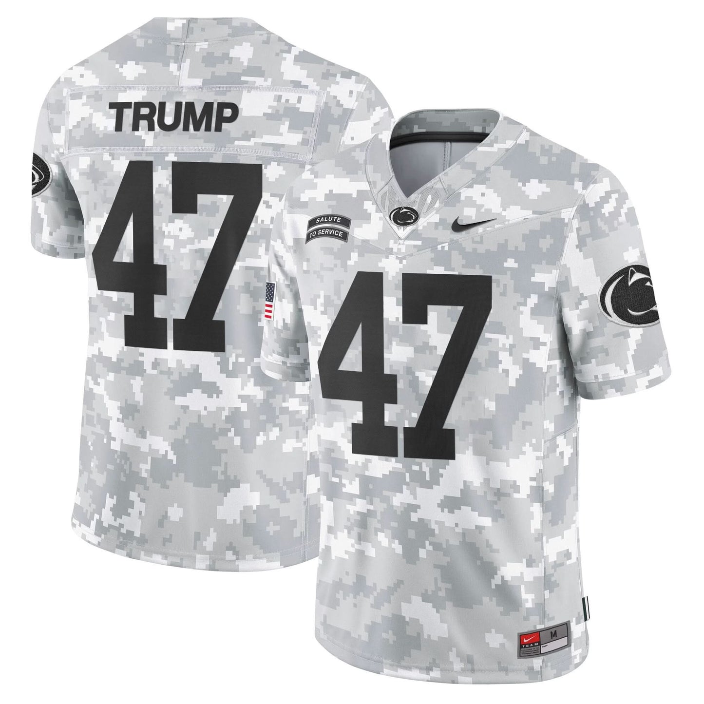 Penn State Nittany Lions 2024 Salute to Service Vapor Limited Jersey - Arctic Camo - All Stitched