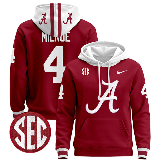 Alabama Crimson Tide 2024 Pullover Hoodie V2 - All Stitched