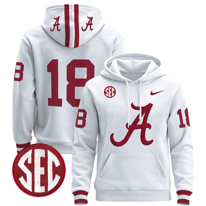 Alabama Crimson Tide 2024 Pullover Hoodie V2 - All Stitched