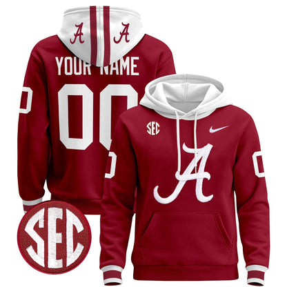 Alabama Crimson Tide 2024 Custom Pullover Hoodie V2