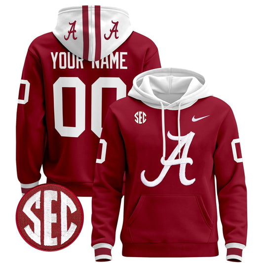 Alabama Crimson Tide 2024 Custom Pullover Hoodie V2