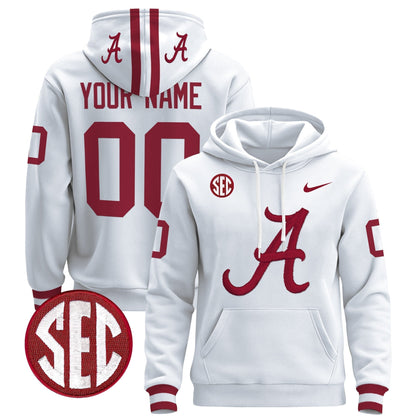 Alabama Crimson Tide 2024 Custom Pullover Hoodie V2