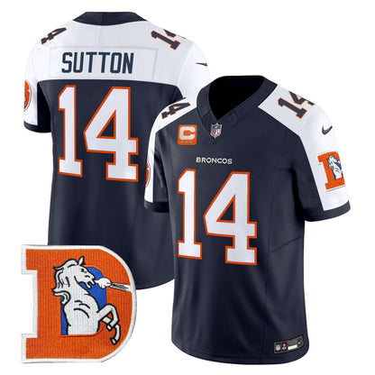 Denver Broncos Throwback Vapor Limited Jersey V2 - All Stitched