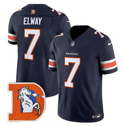 Denver Broncos Throwback Vapor Limited Jersey V2 - All Stitched