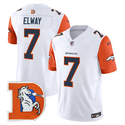 Denver Broncos Throwback Vapor Limited Jersey V2 - All Stitched