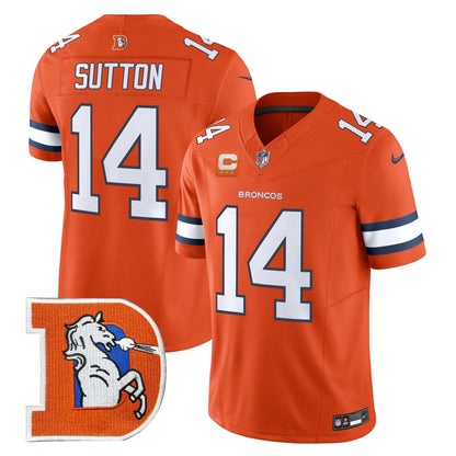 Denver Broncos Throwback Vapor Limited Jersey V2 - All Stitched