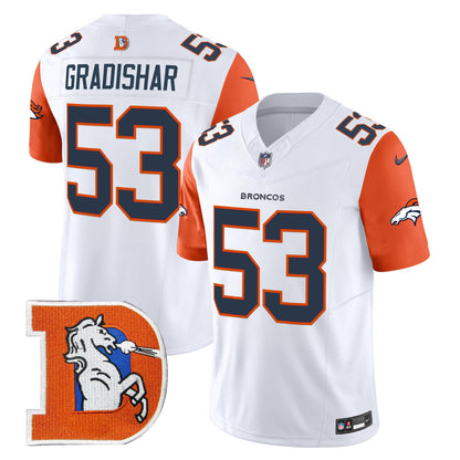 Denver Broncos Throwback Vapor Limited Jersey V2 - All Stitched