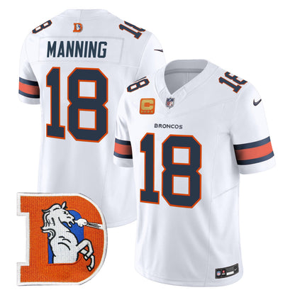 Denver Broncos Throwback Vapor Limited Jersey V2 - All Stitched