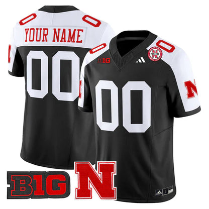 Custom Nebraska Football 2025 "Blackout" Jersey - All Stitched