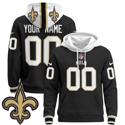 New Orleans Saints 2024 Custom Pullover Hoodie - All Stitched