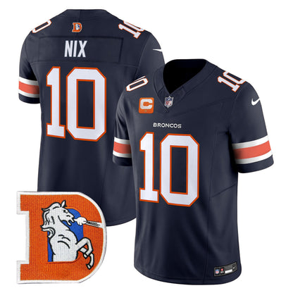 Denver Broncos Throwback Vapor Limited Jersey V2 - All Stitched