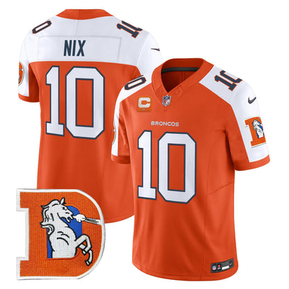 Denver Broncos Throwback Vapor Limited Jersey V2 - All Stitched