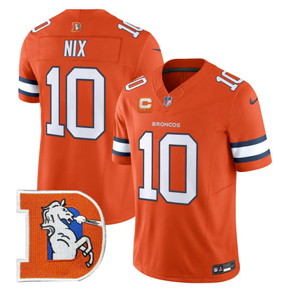 Denver Broncos Throwback Vapor Limited Jersey V2 - All Stitched