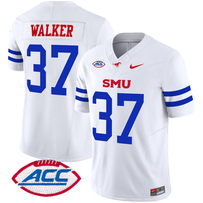Men's SMU Mustangs 2024 Vapor Limited Jersey - All Stitched