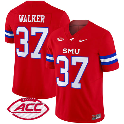 Men's SMU Mustangs 2024 Vapor Limited Jersey - All Stitched