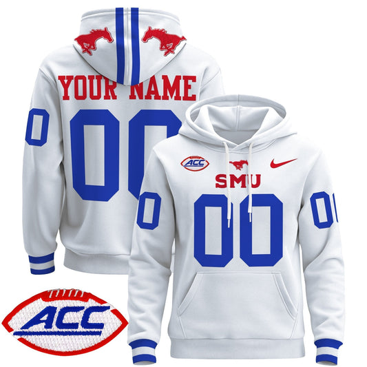 SMU Mustangs 2024 Custom Pullover Hoodie