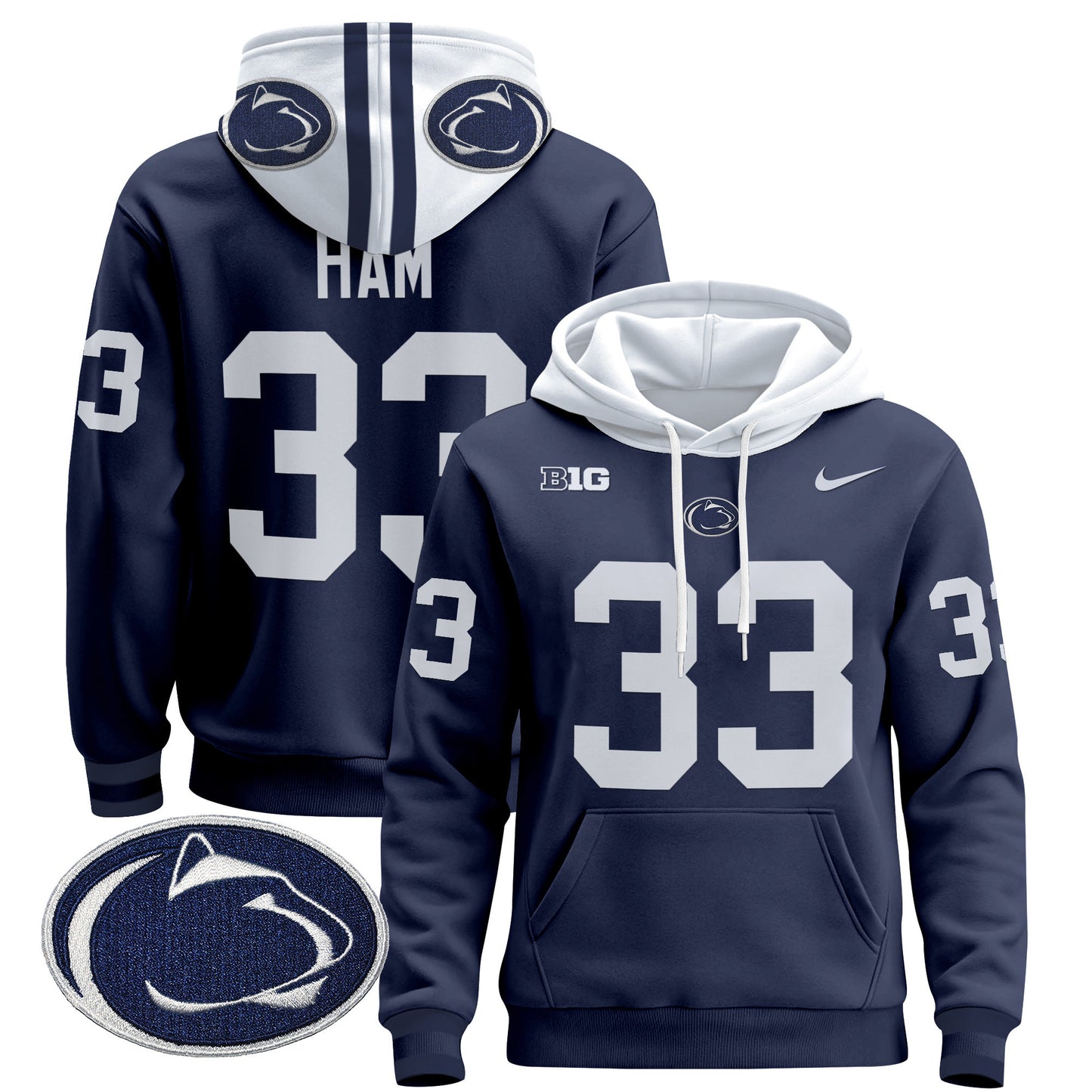 Penn State Nittany Lions 2024 Pullover Hoodie - All Stitched