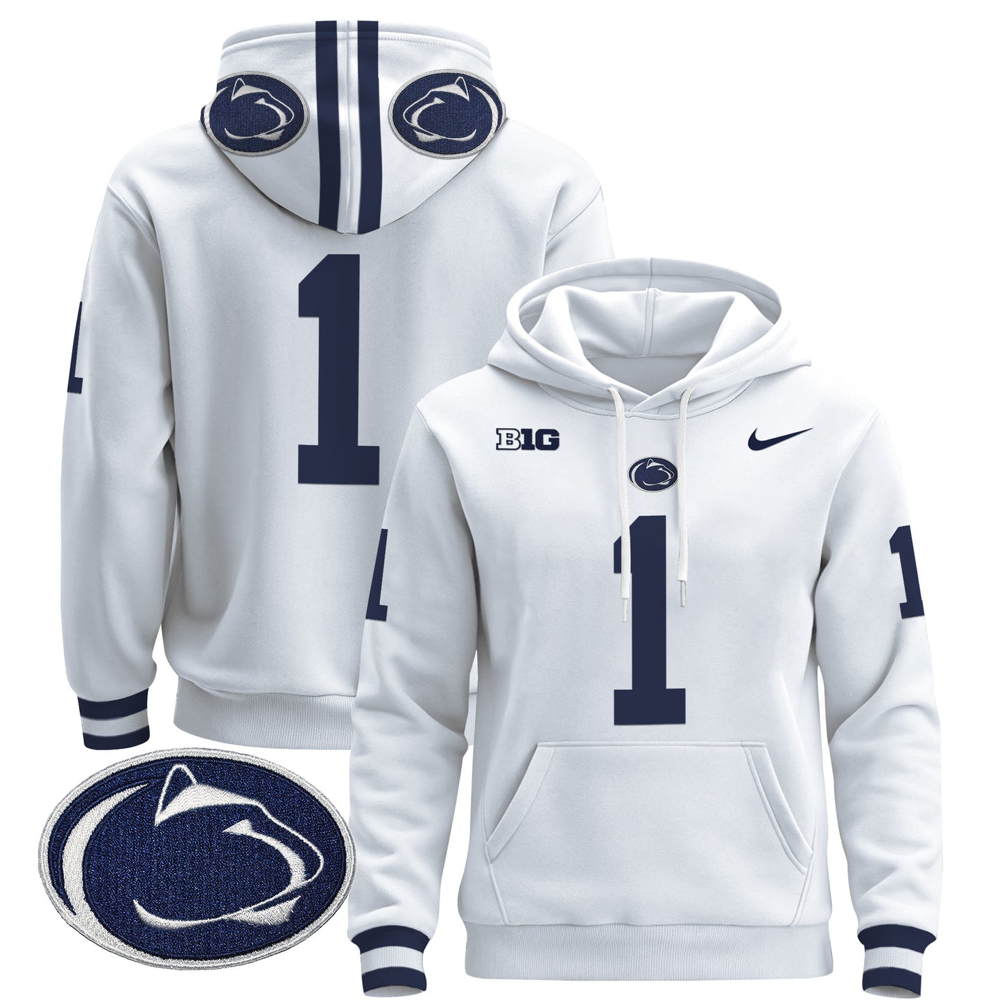 Penn State Nittany Lions 2024 Pullover Hoodie - All Stitched