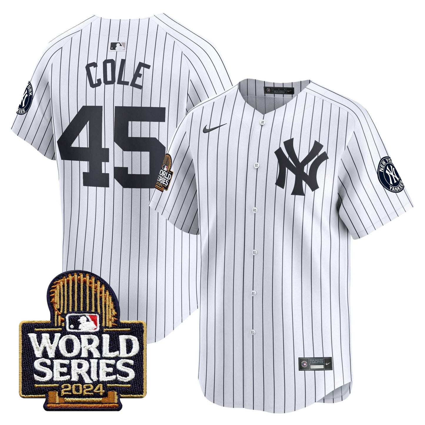 Yankees 2024 World Series Vapor Premier Limited Jersey - All Stitched