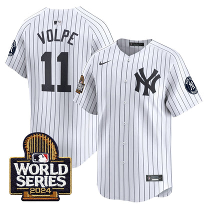 Yankees 2024 World Series Vapor Premier Limited Jersey - All Stitched