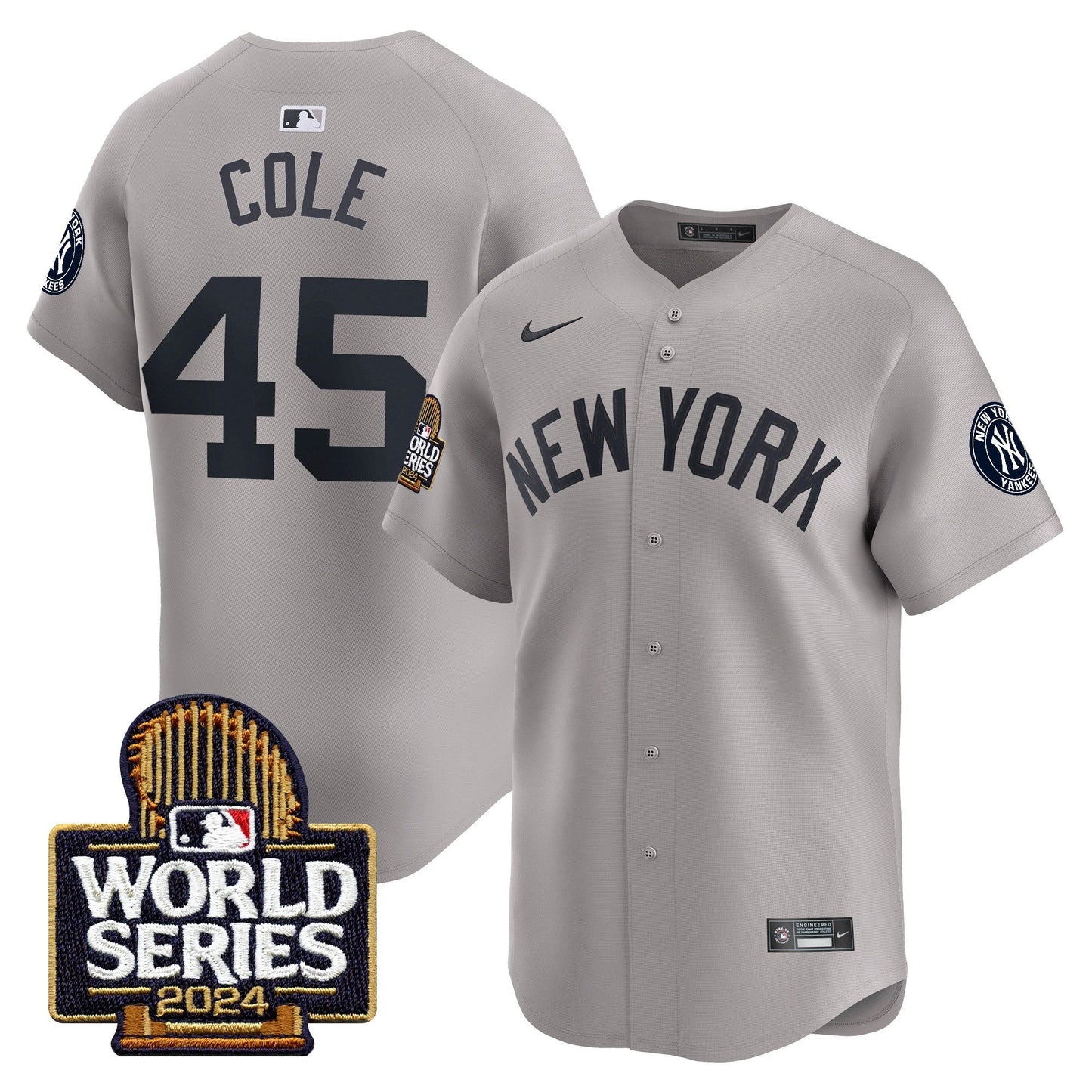 Yankees 2024 World Series Vapor Premier Limited Jersey - All Stitched