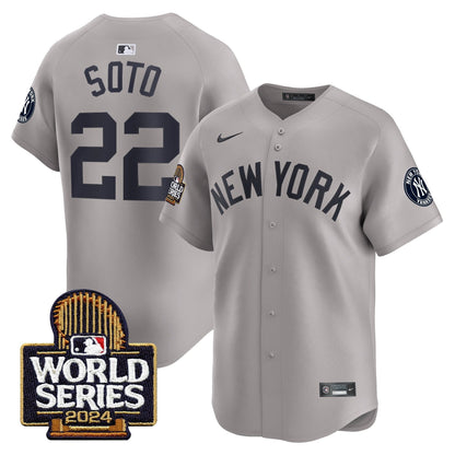 Yankees 2024 World Series Vapor Premier Limited Jersey - All Stitched