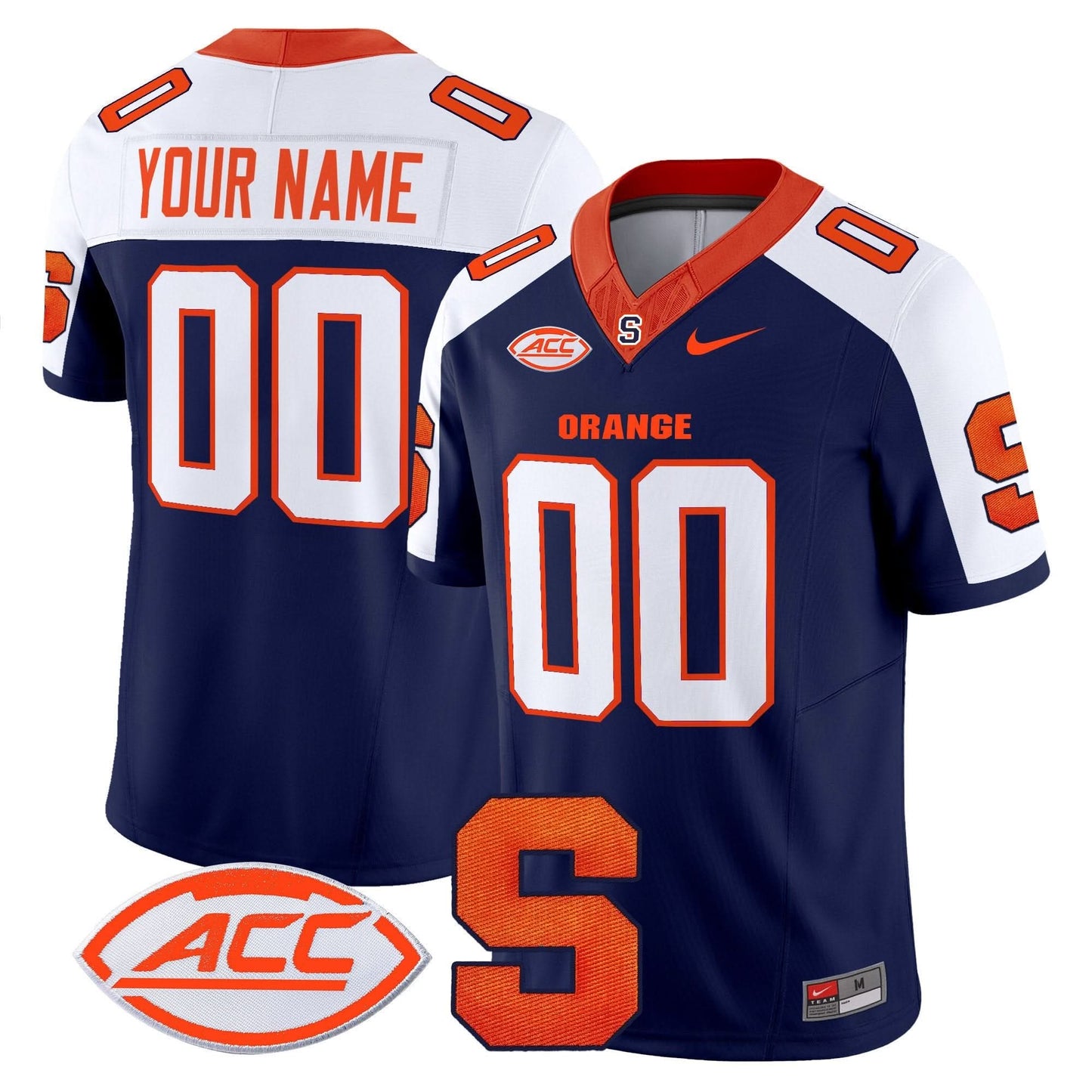Syracuse Orange 2025 Vapor Limited Custom Jersey - All stitched
