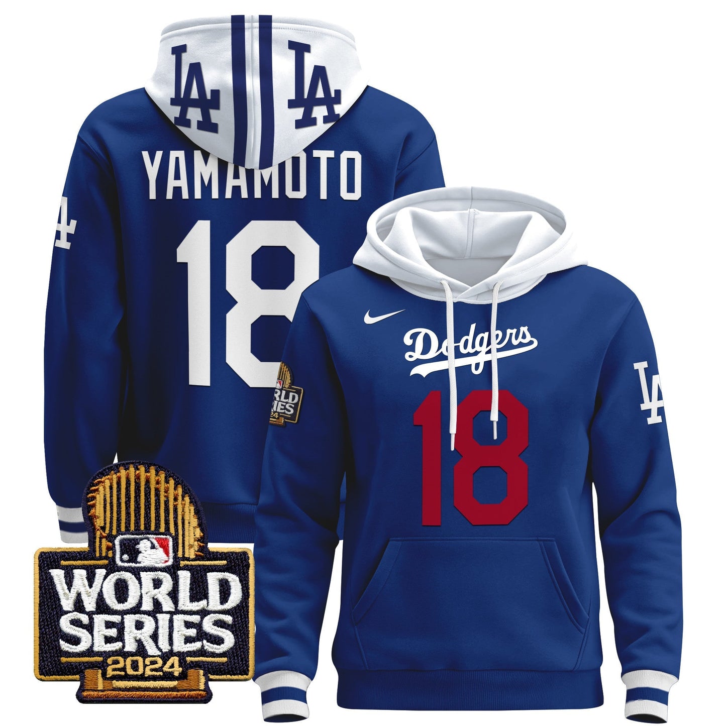 Dodgers 2024 World Series Pullover Hoodie