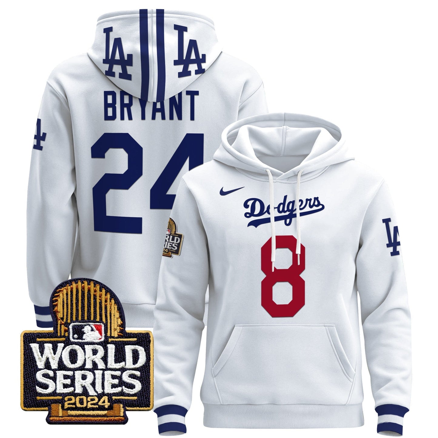 Dodgers 2024 World Series Pullover Hoodie