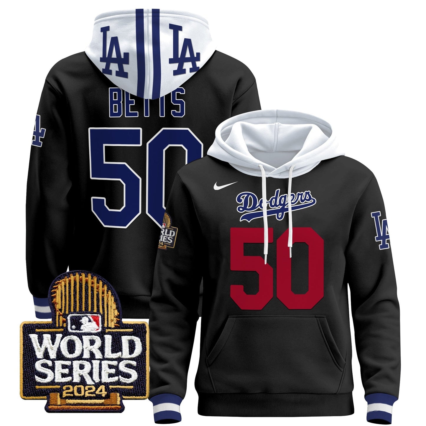 Dodgers 2024 World Series Pullover Hoodie