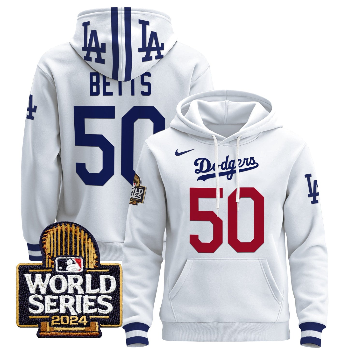 Dodgers 2024 World Series Pullover Hoodie