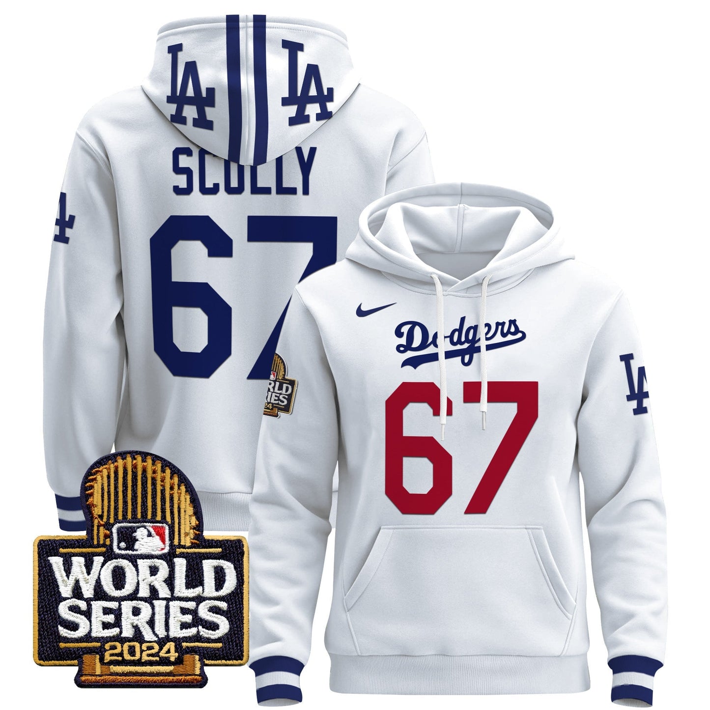 Dodgers 2024 World Series Pullover Hoodie