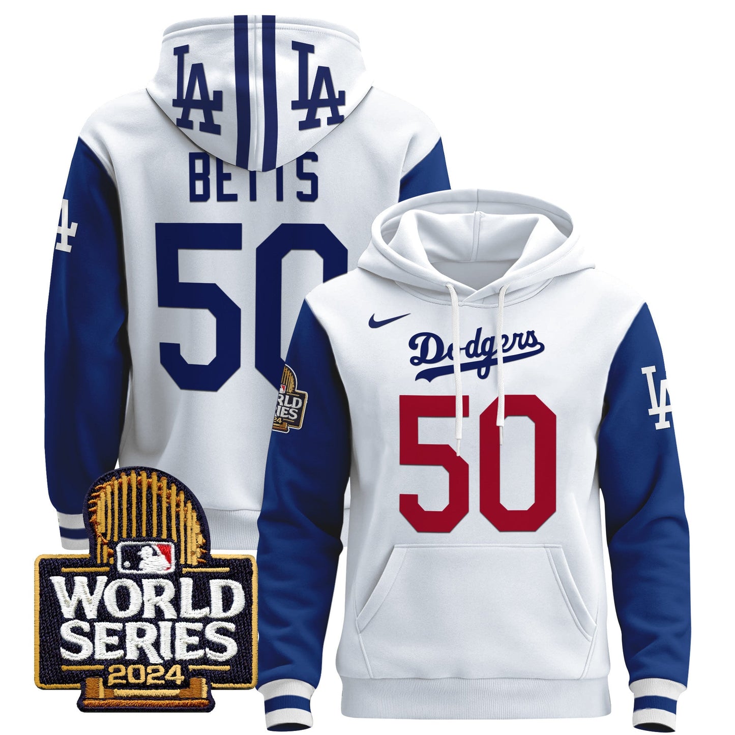 Dodgers 2024 World Series Pullover Hoodie