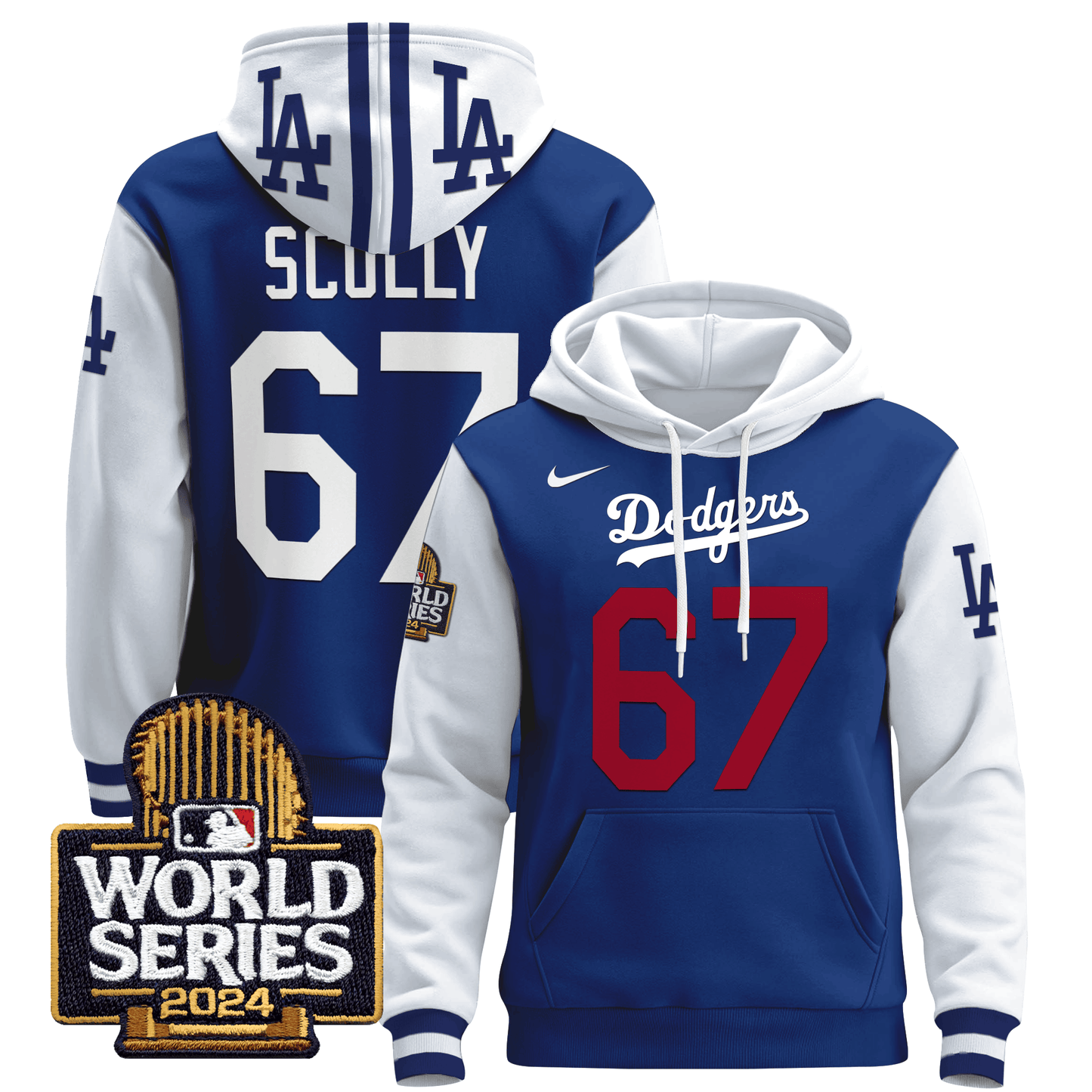 Dodgers 2024 World Series Pullover Hoodie