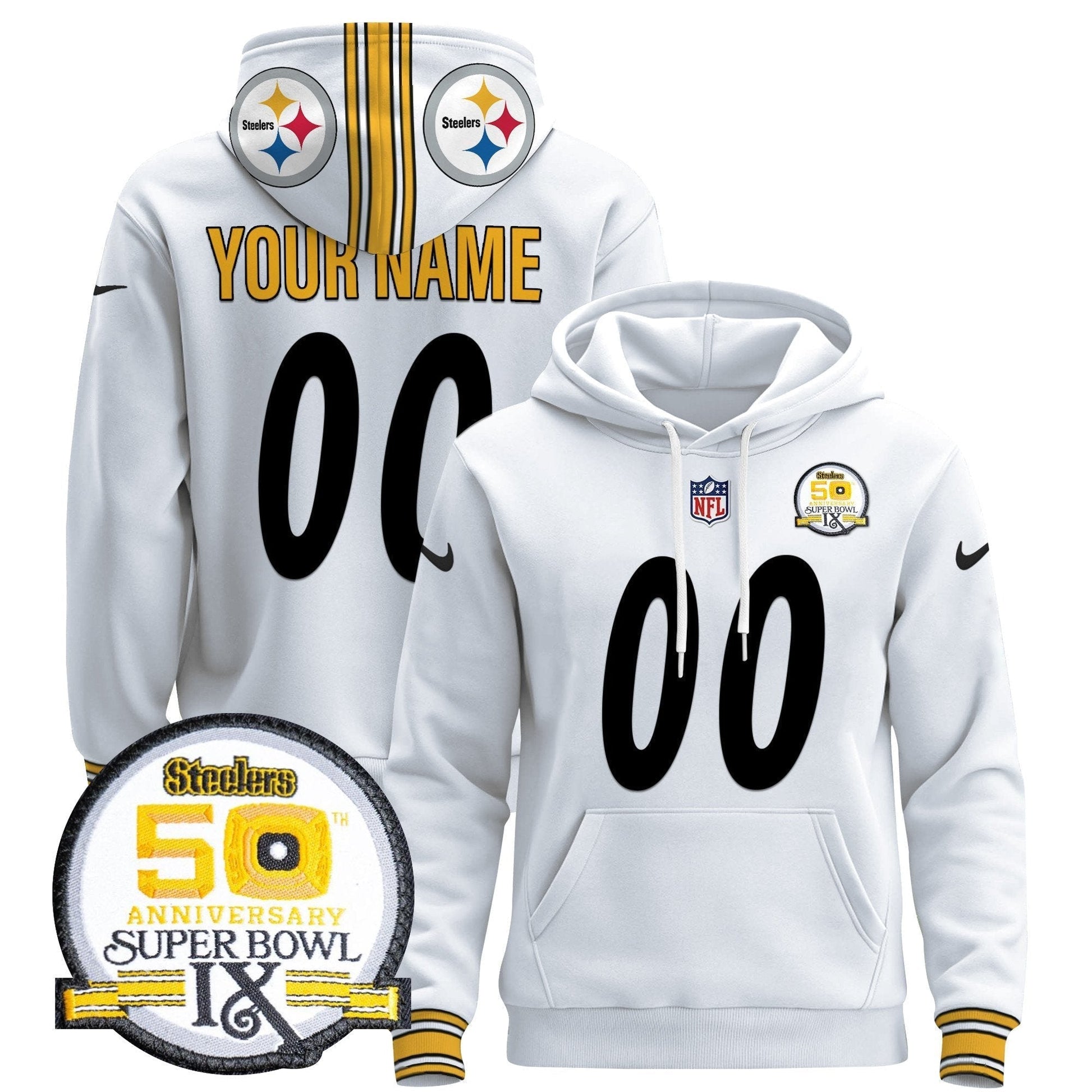 Steelers 2024 Custom Pullover Hoodie