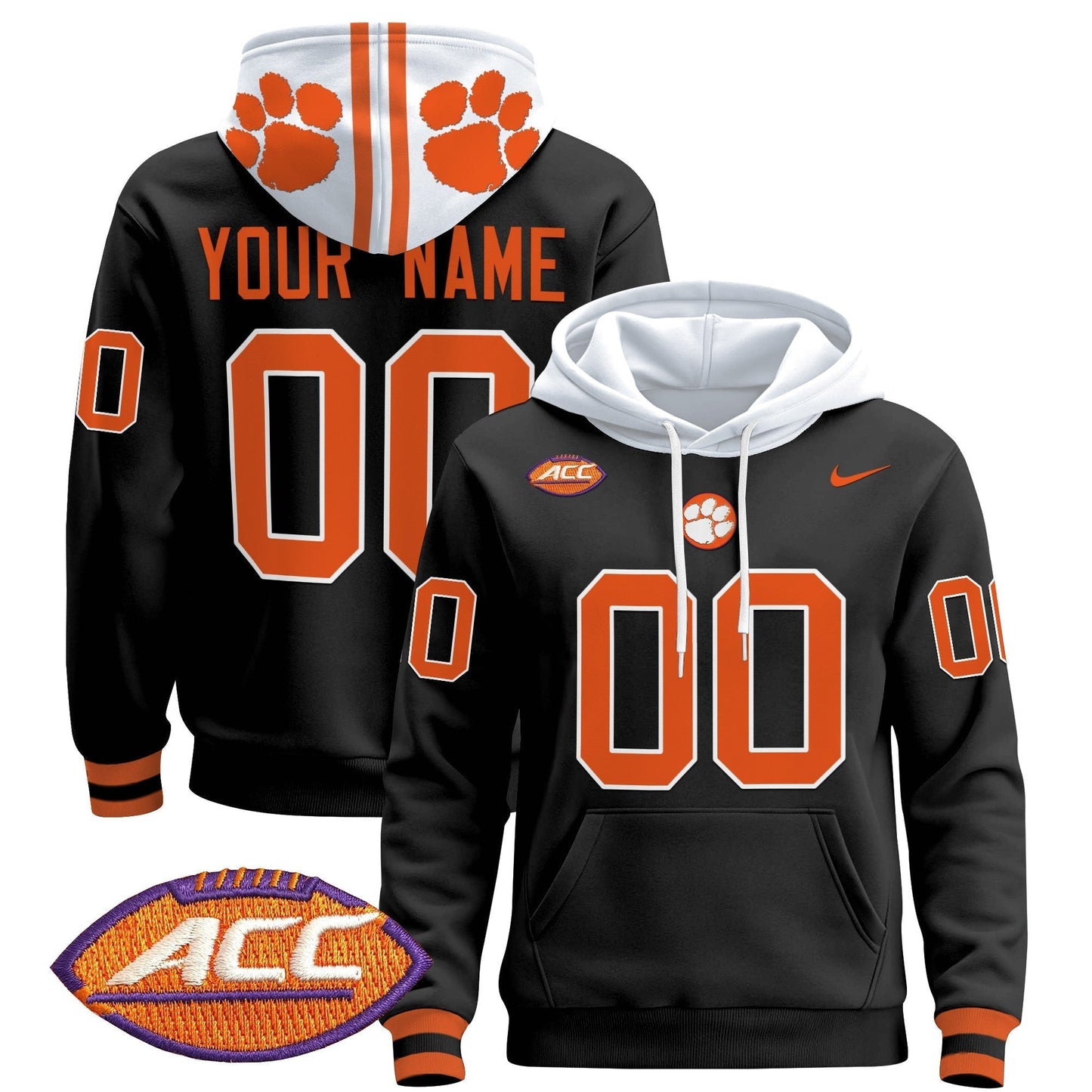 Clemson Tigers 2024 Custom Pullover Hoodie