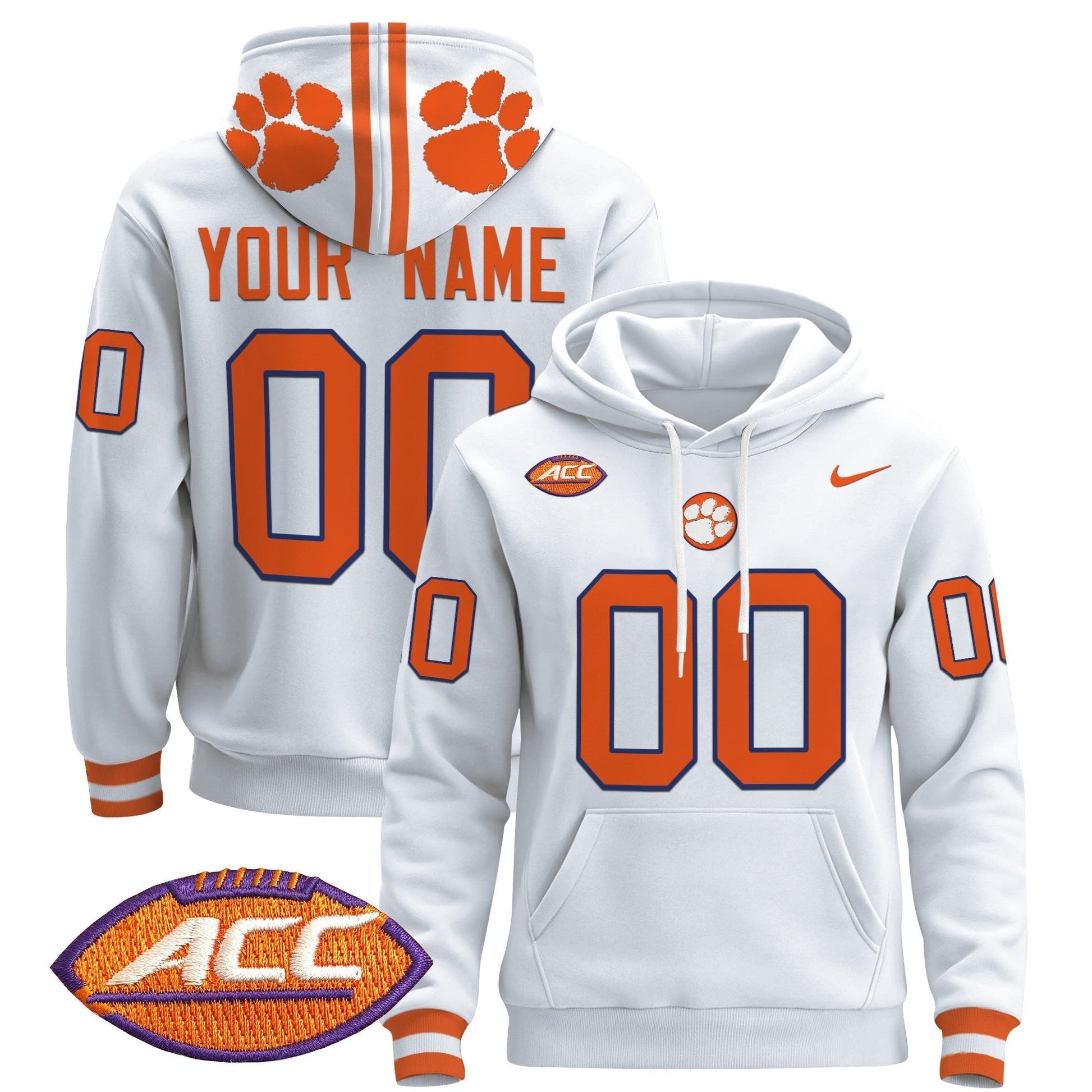 Clemson Tigers 2024 Custom Pullover Hoodie
