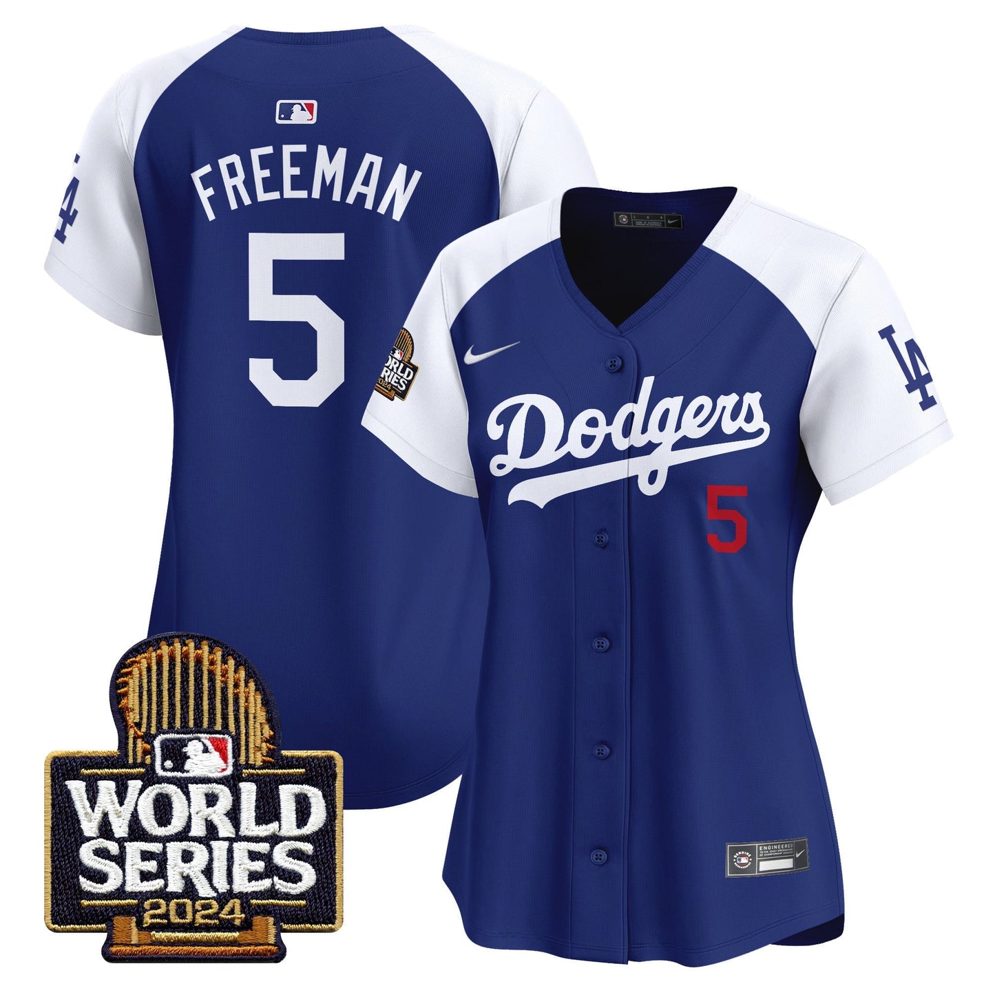 Women Dodgers 2024 World Series Vapor Premier Limited Jersey - All Stitched