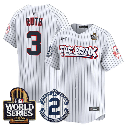 Yankees The Bronx 2024 World Series Vapor Premier Limited Jersey V2 - All Stitched