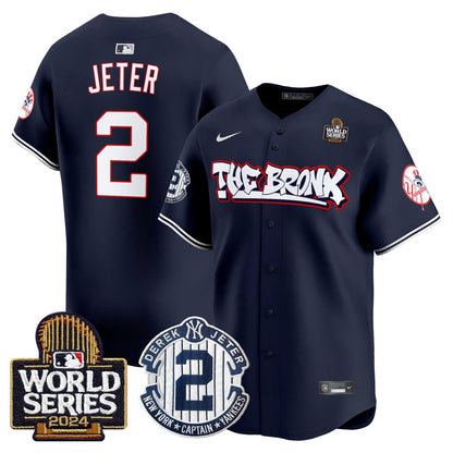 Yankees The Bronx 2024 World Series Vapor Premier Limited Jersey V2 - All Stitched