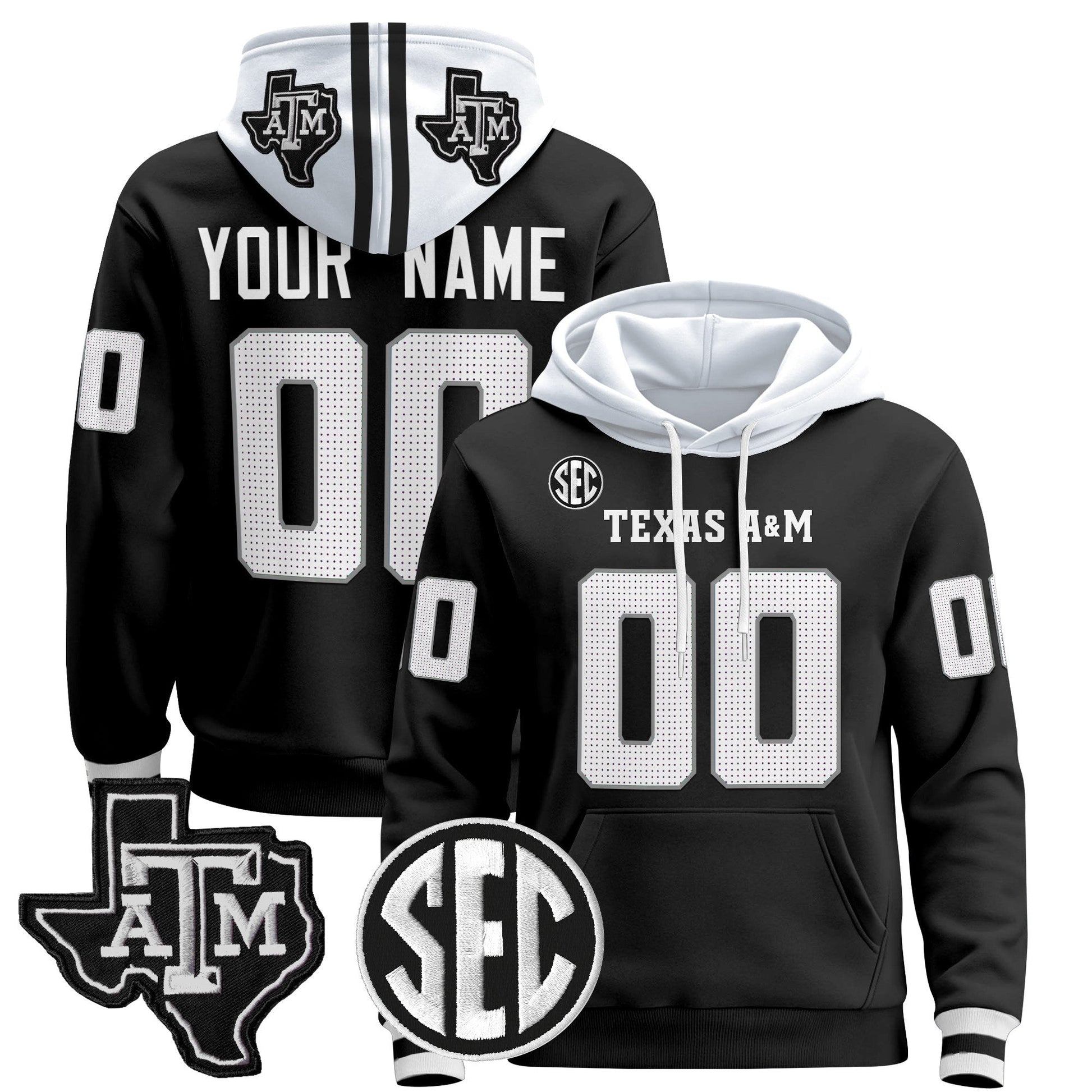 Texas A&M Aggies 2024 Custom Pullover Hoodie