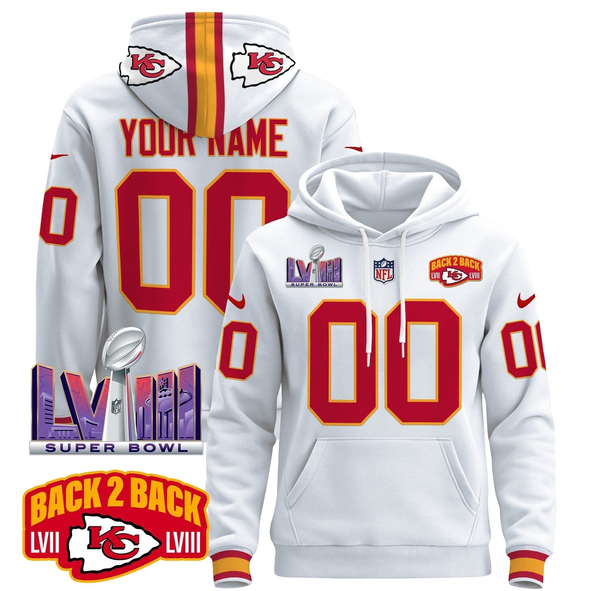 Kansas City Chiefs 2024 Custom Pullover Hoodie