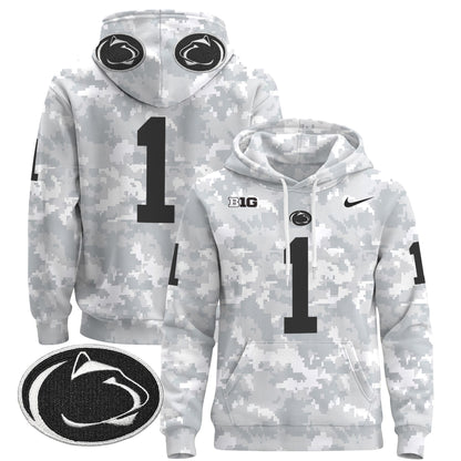 Penn State Nittany Lions 2024 Salute to Service Pullover Hoodie - All Stitched