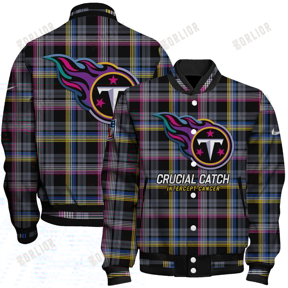 Tennessee Titans National Football League 2024 Crucial Catch Unisex Varsity Jacket