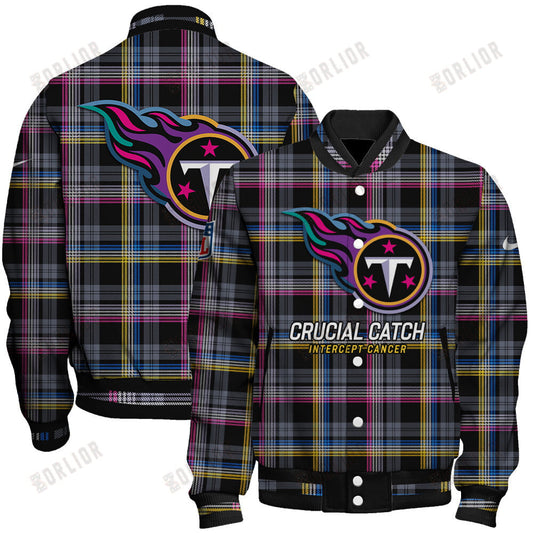 Tennessee Titans National Football League 2024 Crucial Catch Unisex Varsity Jacket